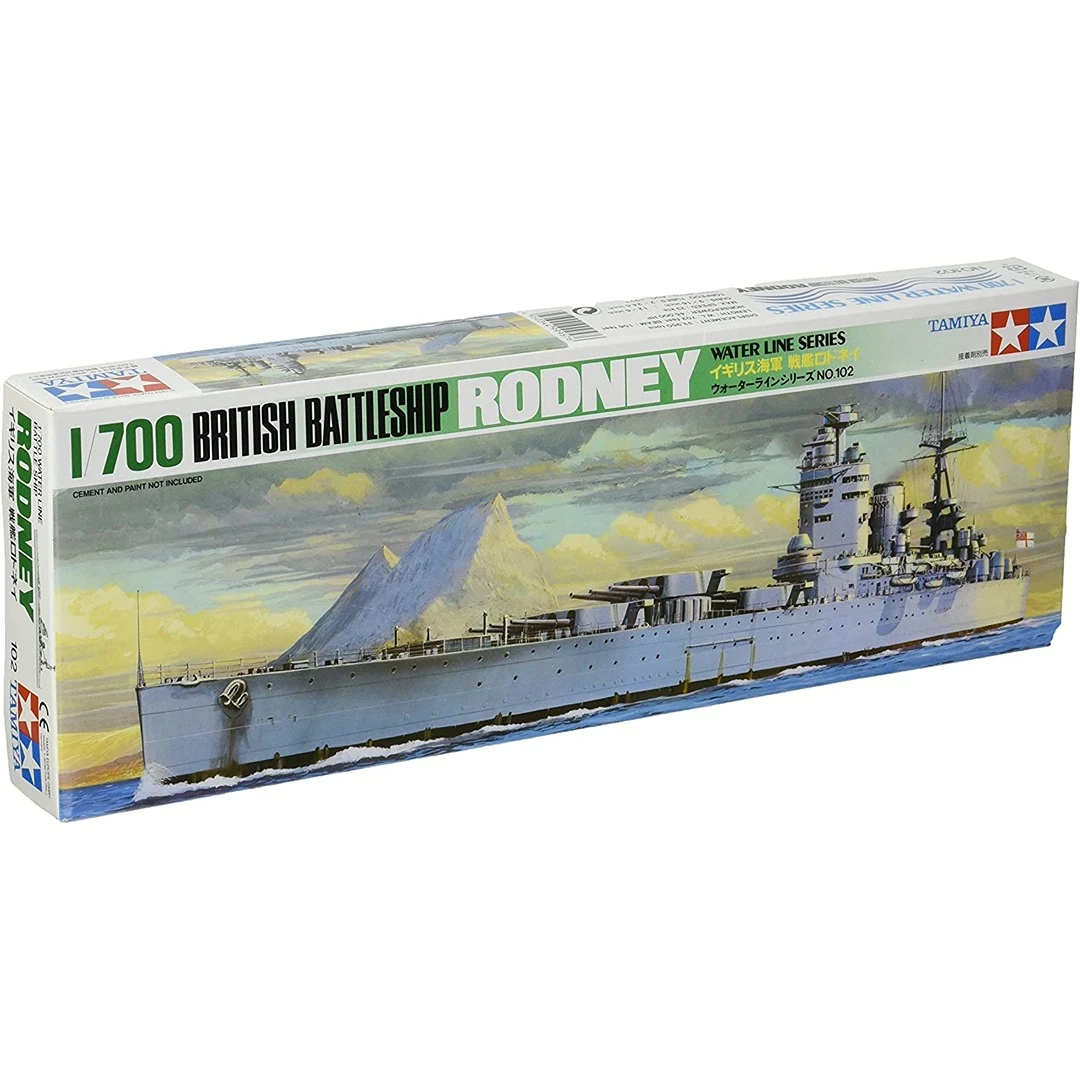 Tamiya Hms Rodney Battleship 1 700 Scale Model Kit tamiya-hms-rodney-battleship-1-700-scale-model-kit