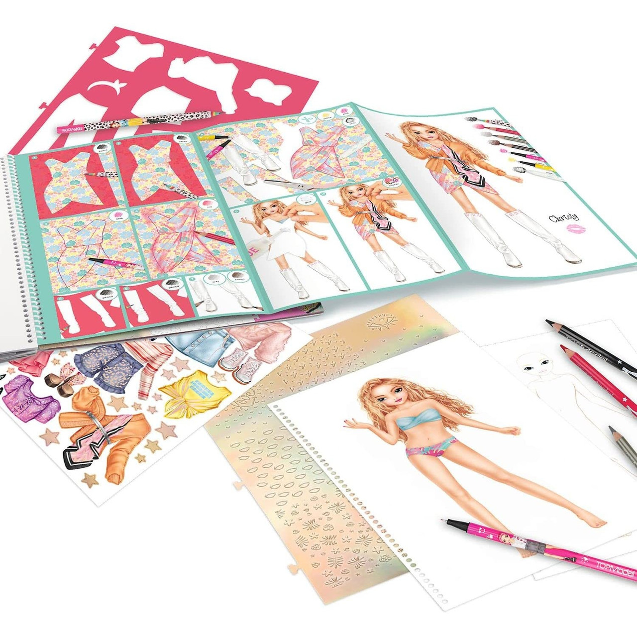 Top Model Books Papi TOPModel Colouring Special Design Book