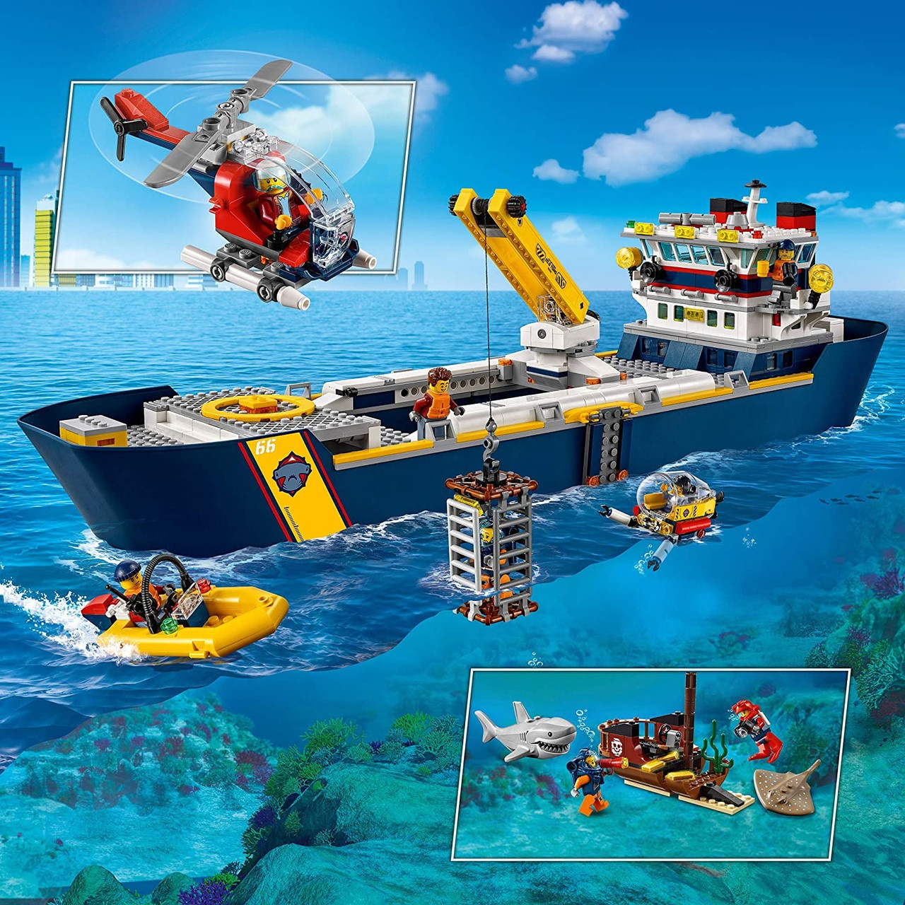 Ocean Exploration Lego City All New Bricks Lego 60266 Lego City