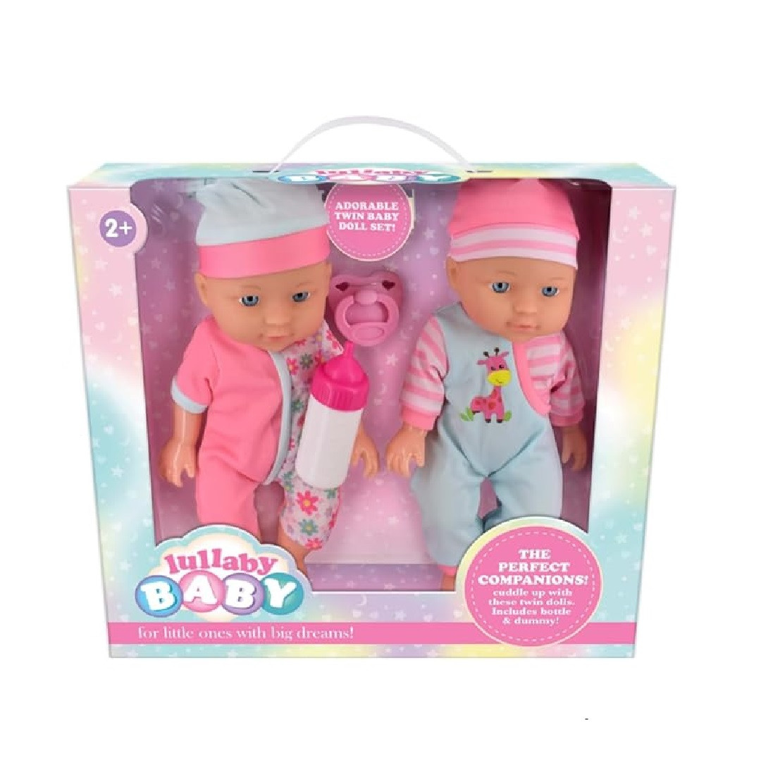 Lullaby Baby Twin Doll Set With Accessories