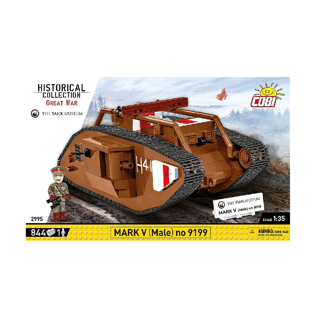 Cobi Historical Collection Great War 9199 Mark V 844 Piece
