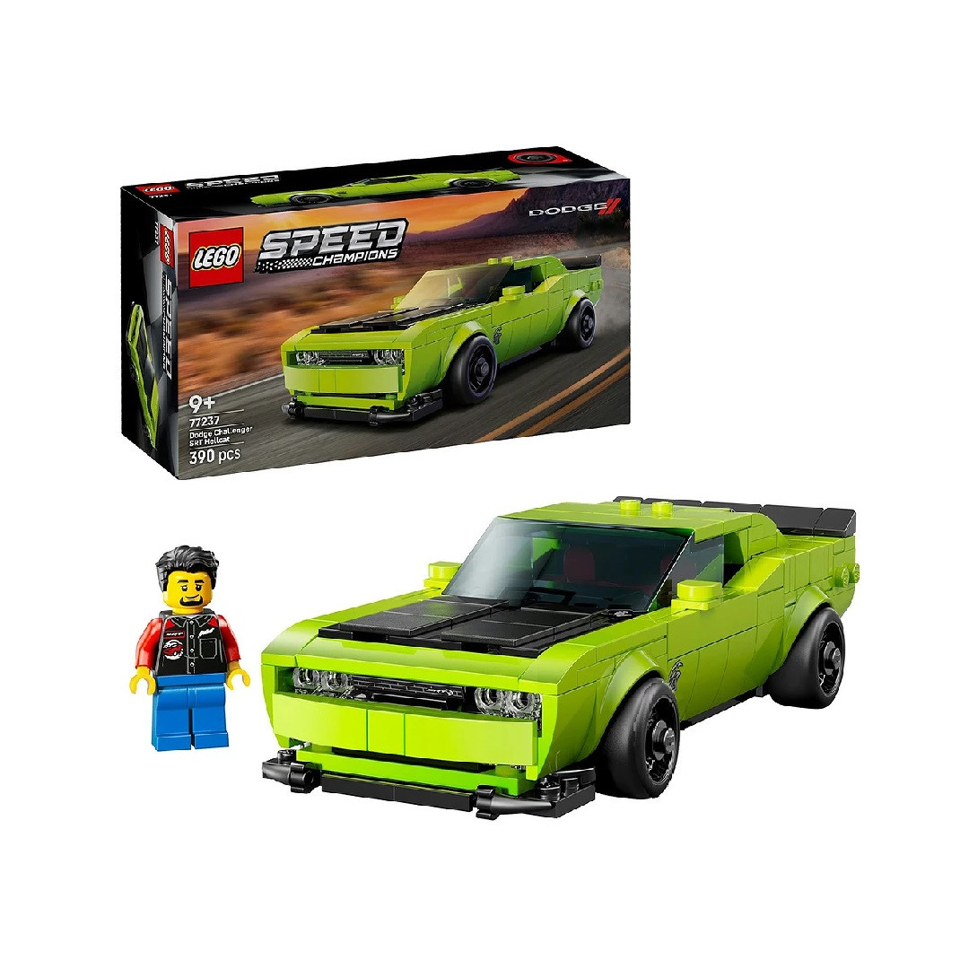 Lego Speed Champions 77237 Dodge Challenger SRT Hellcat 390 Piece Set