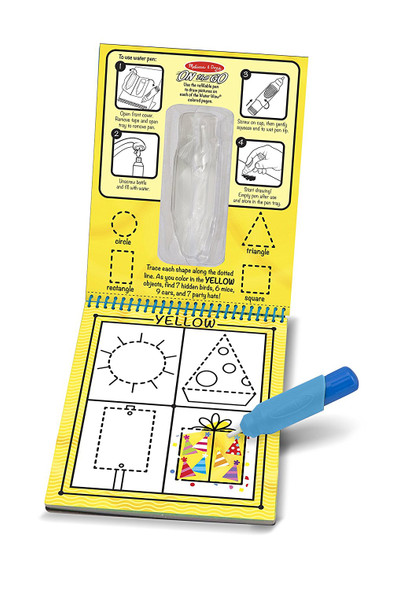 Melissa & Doug On The Go Water Wow! Activity Pad - Colours And Shapes