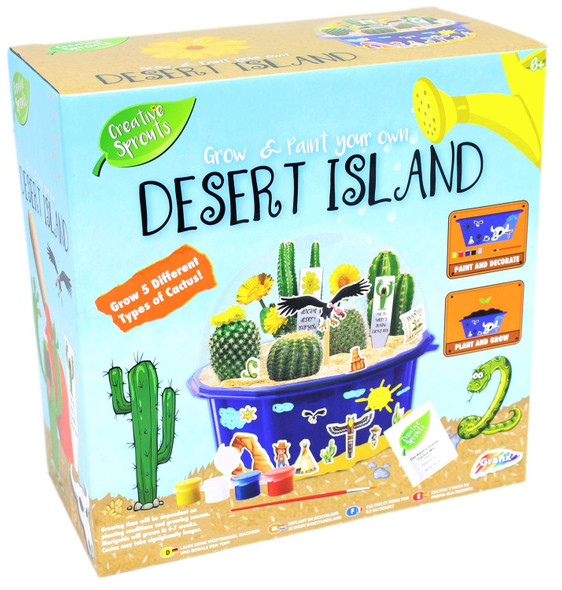 Creative Sprouts Grow and Paint Your Own Desert Island Garden