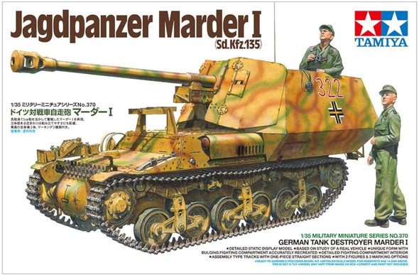 Tamiya 35370 1:35 German Tank Destroyer Marder I Model Kit