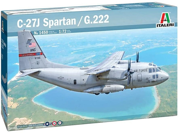 Italeri 1450 C-27 A/J Spartan - G.222 Cargo Plane 1:72 Model Kit