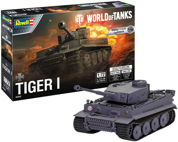 Revell 1:72 Tiger I World of Tanks Model Kit