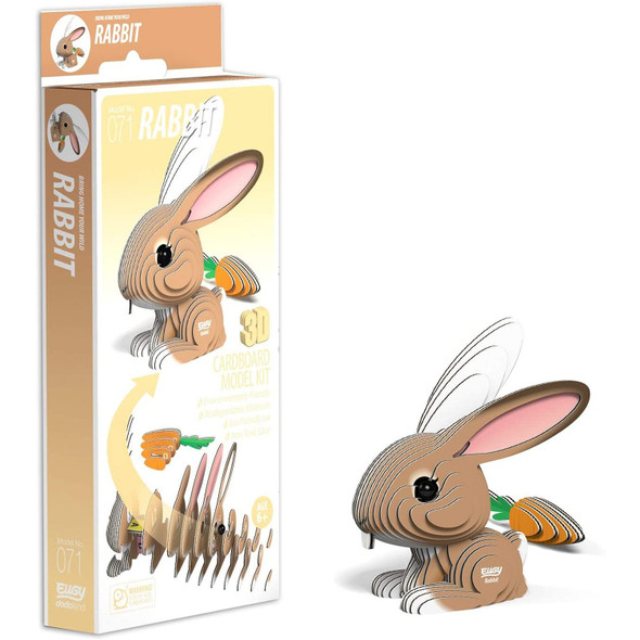 EUGY Rabbit 3D Craft Kit