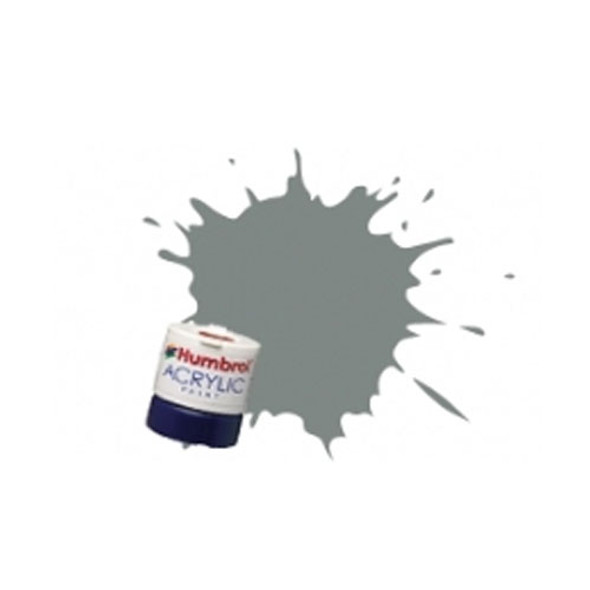 Humbrol Paint No 126 US Medium Grey- Satin -12ml Acrylic