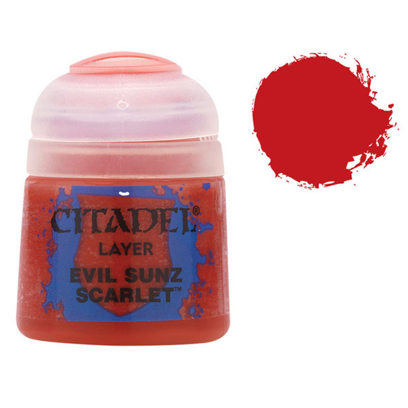 Games Workshop - Citadel Colour Layer: Evil Sunz Scarlet (12ml) Paint