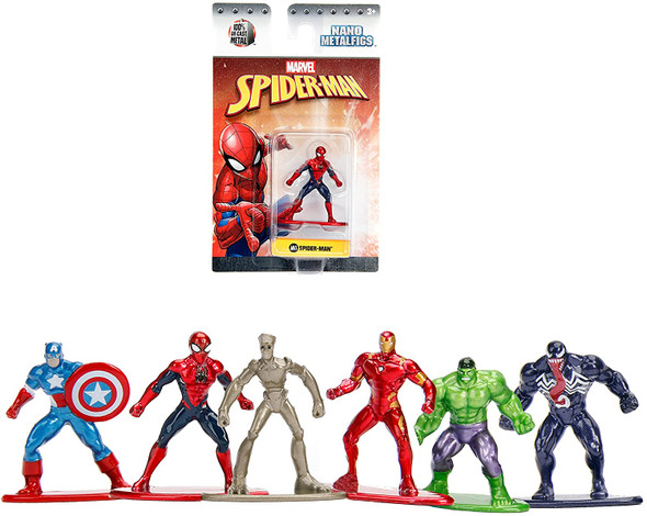 Jadatoys Marvel Nanofigs Single Pack (One at Random)