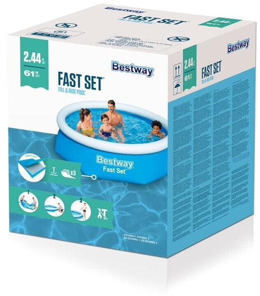 Bestway 8Ft X 26 Inch Fast Set Pool