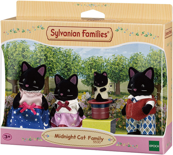 Sylvanian Families Midnight Cat Family