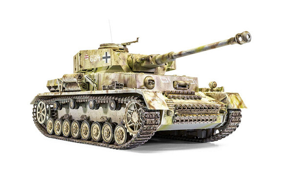 Airfix A1351 1:35 Panzer IV Ausf.H Mid Version Tank Model Kit