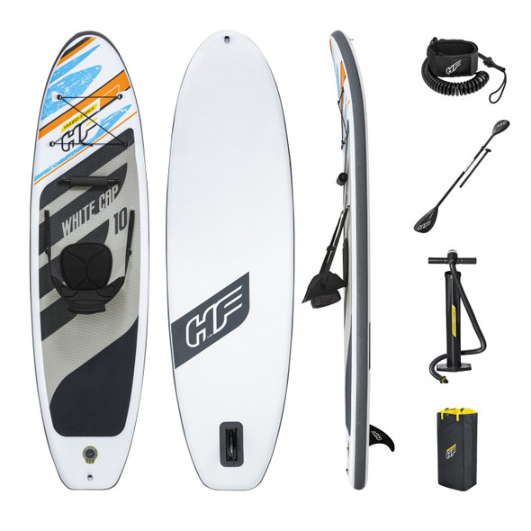 Bestway Hydroforce White Cap SUP Stand Up Paddleboard Set