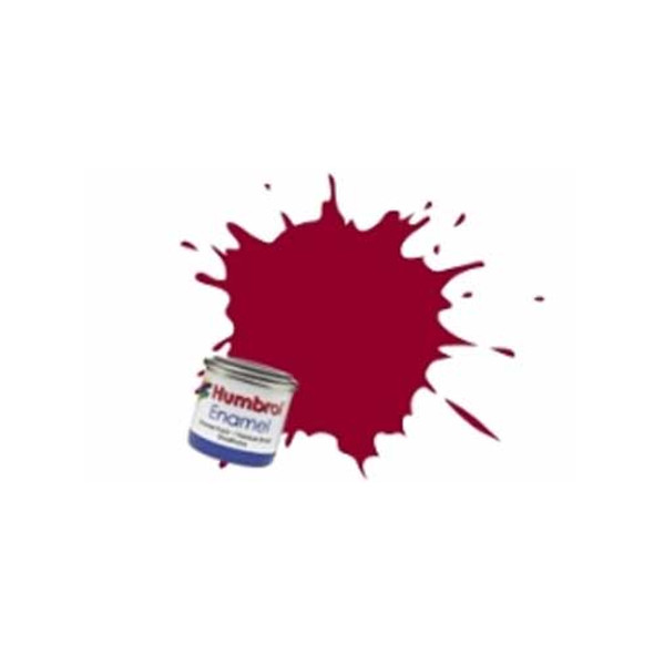 Humbrol Enamel Paint 14ml No 20 Crimson - Gloss