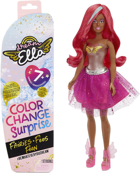 Dream Ella Colour Change Surprise Doll - Faeries - Pink