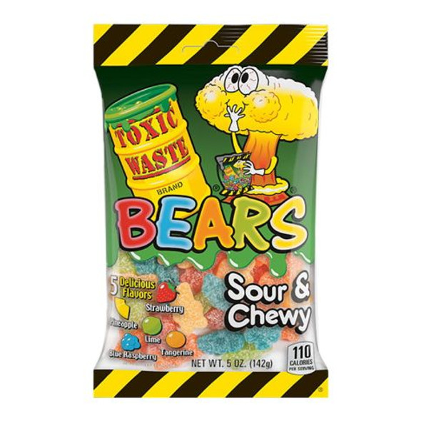 Toxic Waste Bears Sour Candy Bag 142G