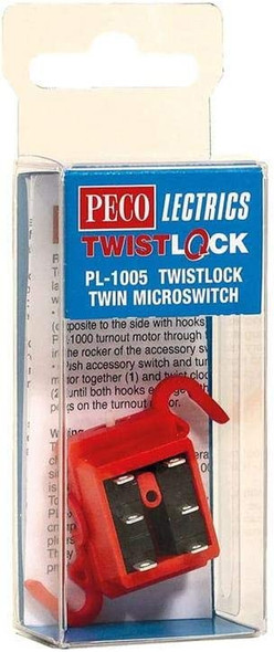Peco Pl-1005 Twistlock Twin Microswitch