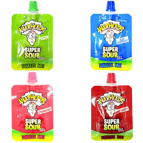 Warheads Super Sour Squeeze Me Gel  One Supplied