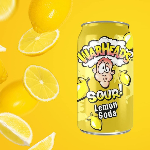 Warheads Lemon Sour Soda 355ml