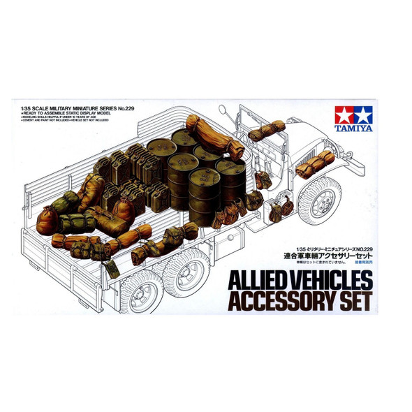 Tamiya Allied Vehicles Accessory Set 1:35 Scale