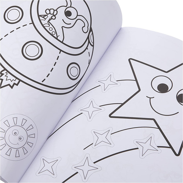 Orchard Toys Outer Space Sticker Colouring Book