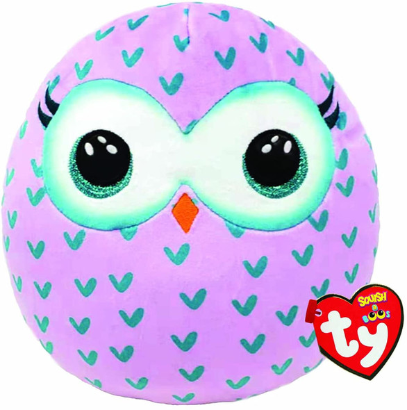 TY Winks The Owl Squish-A-Boo 10"