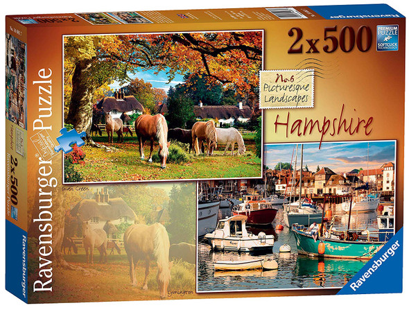 Ravensburger Picturesque Landscapes No.5 Hampshire - Lymington & Swan Green