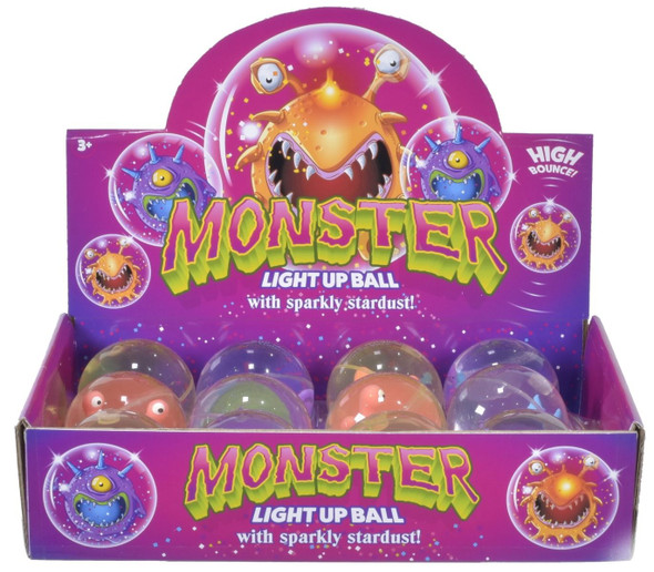 Monster Light Up High Bounce Ball