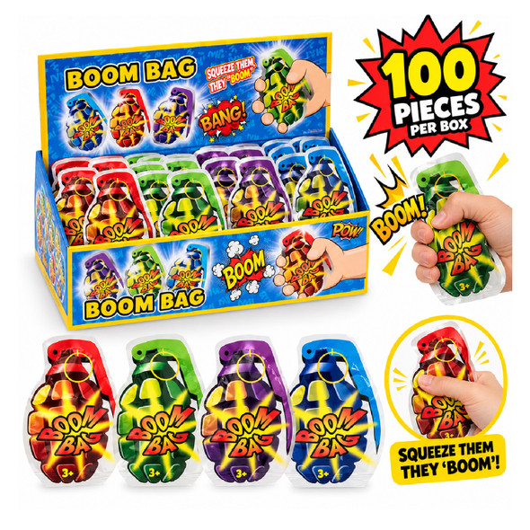 Jokes And Gags Boom Bags Full Box Of 100