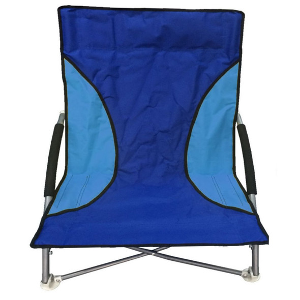 Folding Beach Camping Fishing Chair Garden Chair Low Seat Blue