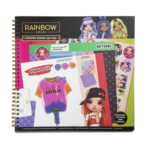 Rainbow High Fashion Designer Art Pad