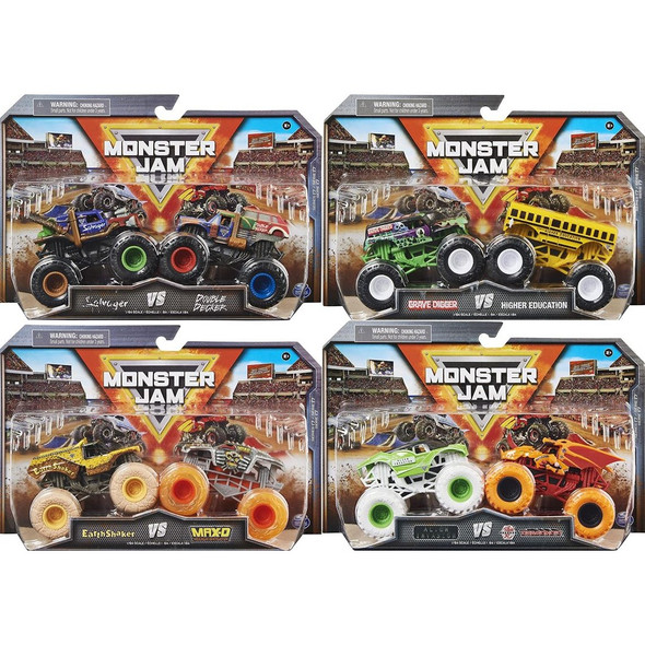 Monster Jam 1:64 Die Cast 2-Pack (One Supplied)