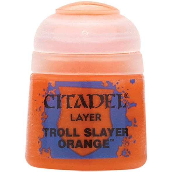 Games Workshop - Citadel Colour Layer: Troll Slayer Orange (12ml) Paint
