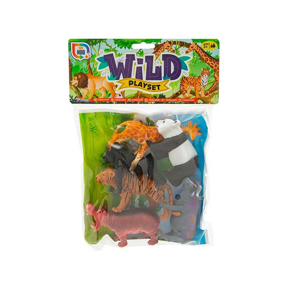 Bag 6 Safari Animal Play Set Assortment