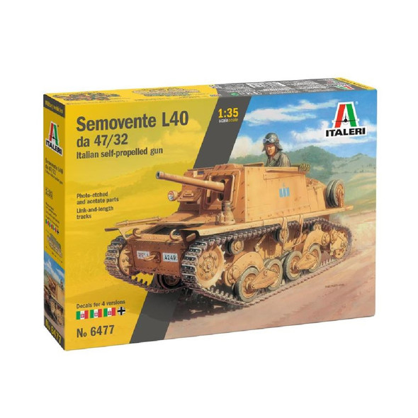 Italeri Semovente L6/40 DA47/32 Model Kit