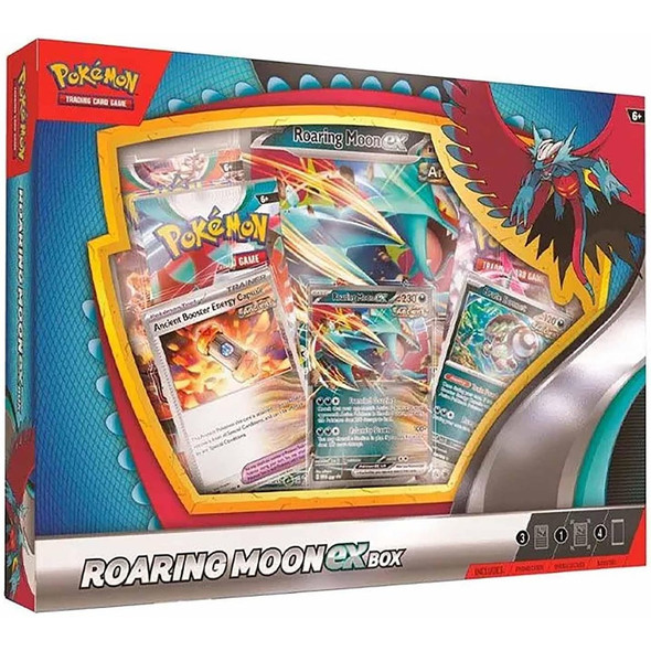 Pokémon TCG: Roaring Moon / Iron Valiant Ex Box (One at Random)