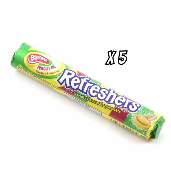 Barratt Refreshers Rolls Pack Of 5