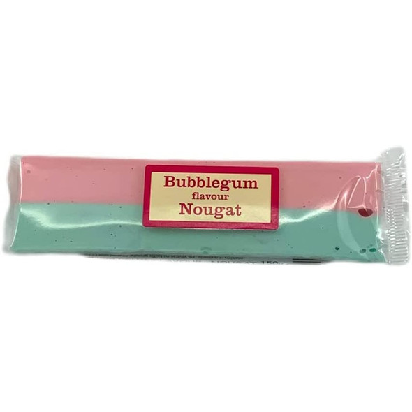 The Real Candy Co. Bubblegum Nougat Bar  (One Supplied)