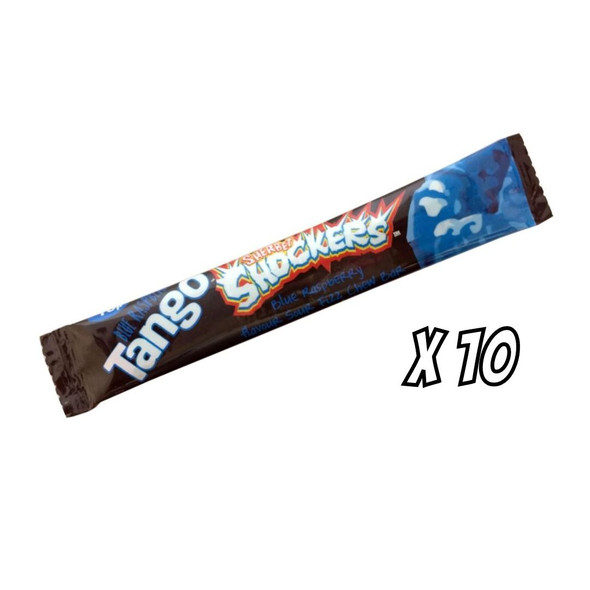 Tango Sherbet Shockers Blue Raspberry Chew Bars Pack Of 10