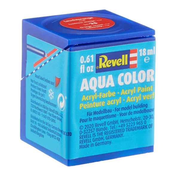 Revell Aqua 025 Luminous Orange Mat 18Ml