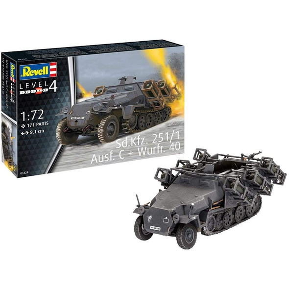 Revell Sd.Kfz. 251/1 Ausf. C + Wurfr. 4 1:72 Model kit