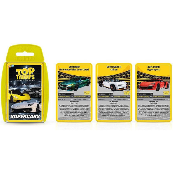 Top Trumps Supercars Card Game