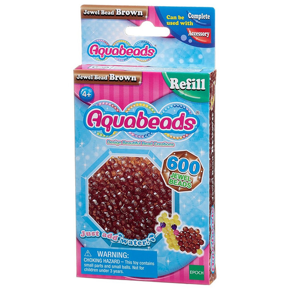 Aquabeads Jewel Bead Pack - Brown