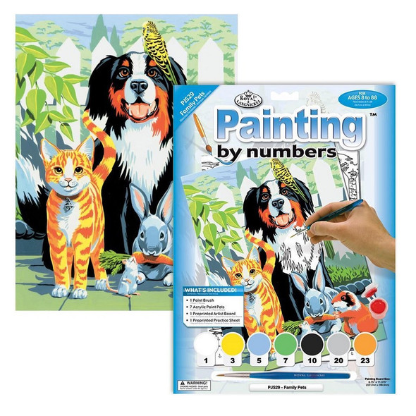 Paint By Number Junior Small - Family Pets