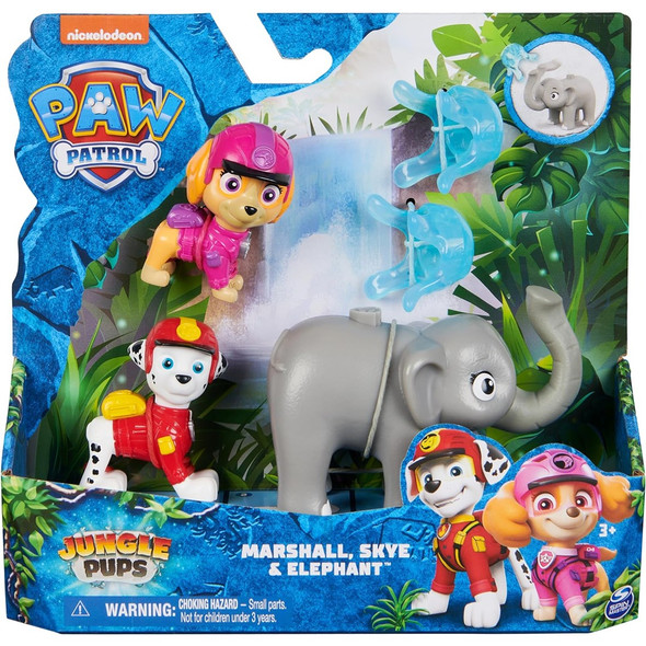 Paw Patrol Jungle Pups Marshall, Skye & Elephant