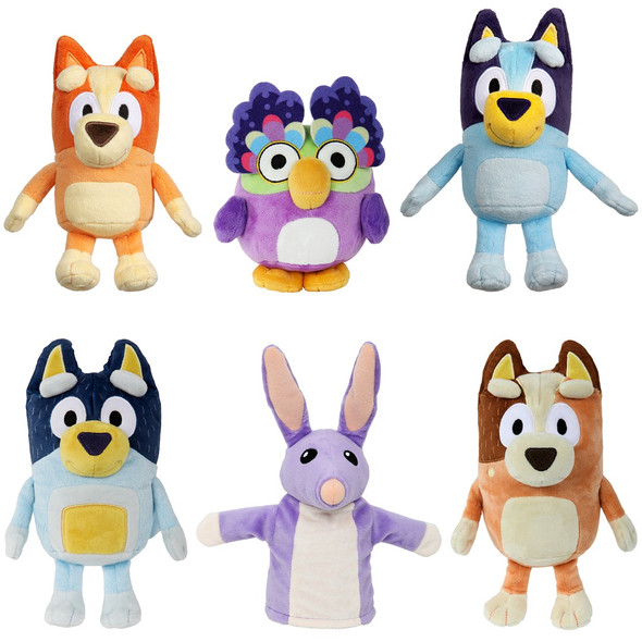 Bluey Friends Plush Soft Toy (One Supplied)