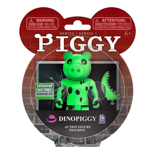Piggy 4" Action Figure - Dinopiggy (Green)