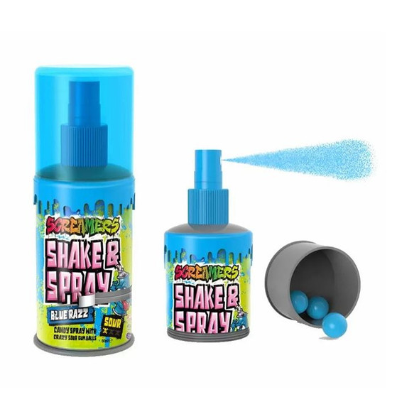 Zed Candy Screamers Blue Raspberry Shake & Spray 60ml